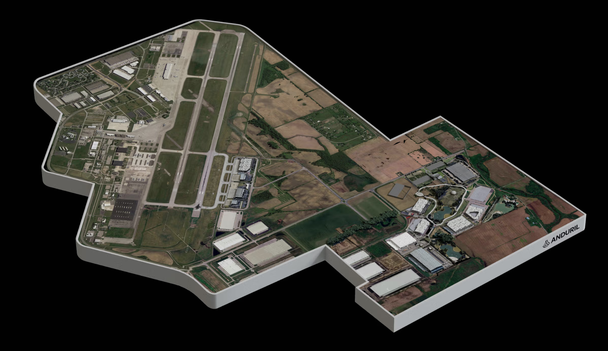 Arsenal-1 hyperscale plant aerial · Pickaway County, Ohio